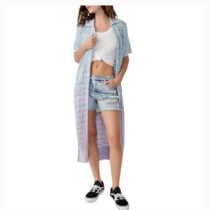 Free People -ombré open stitch cardigan Size XS